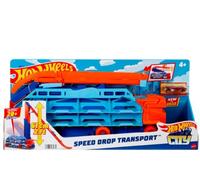 Hot Wheels City trasportatore 2 in 1 con epica discesa da 60 cm