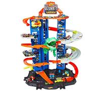 Hot Wheels City Ultimate Garage Assalto del T-Rex al Mega Garage Multipiano - Co