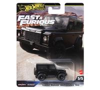 Hot Wheels Modellino Auto Land Rover Defender 90 Fast and Furious Die Cast Scala 1:64 7 cm HYP74