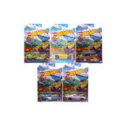 Hot Wheels Collezione Veicoli Primavera Stagione 2025, Set Completo di 5 Automobili, Scala 1:64 Diecast