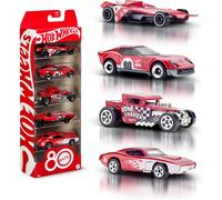 Hot Wheels Confezione Da 5 Macchinine Core Mattel Per L'80 Anniversario - Giocol