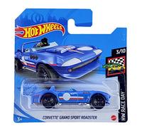 Hot-Wheels Corvette Grand Sport Roadster (Blu) 3/10 HW Race Day 2021 - 37/250 (Short Card) GRX92
