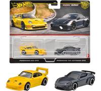 Hot Wheels - Premium Car Culture - Real Riders (Porsche 993 GT2 & Porschr 718 Ca