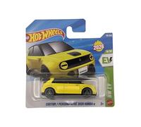 Hot Wheels - Custom 2020 Honda e - JMB11 - HW EV 9/10 - Short Card - Giallo - Modello licenza ufficiale - Veicolo elettrico - Mattel 2026 (115/250) - 1:64