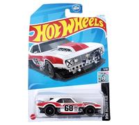Hot Wheels Custom '68 Camaro, Bianco con accenti rossi, 1:64 Scala Diecast Metal Toy Car, #81/250 HW Modificato 7/10