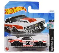 Hot Wheels - Custom ´68 Camaro - HW Modified 7/10 - HTD30 - Short Card - GM - Bianco rosso - Mattel 2024 - 1:64