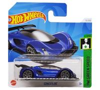 Hot Wheels - CZinger 21C - HW Green Speed 1/10 - HRY49 - Short Card - Auto sportiva ibrida - Color Blue My Mind - Mattel 2024