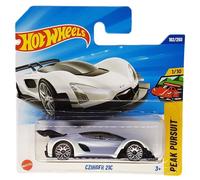 Hot Wheels - CZinger 21C - Peak Persuit 1/10 - JBB96 - Short Card - Hypercar - Bianco - Mattel 2025 - Modello Czinger con licenza ufficiale della serie Peak Pursuit 2025 (192/250) - 1:64