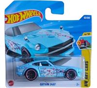 Hot Wheels - Datsun 240Z - HW Art Cars 4/10 - JJB80 - Short Card - Nissan - azzurro metallizzato - Mattel 2025-1:64
