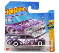 Hot Wheels - Datsun Bluebird Wagon [510] - HW Wagons 4/5 - HKH72 - Short Card - Nissan - viola metallizzato - Mattel 2023