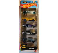 Hot Wheels DC Batman 5-Pack Cars JBJ76 scala 1:64 include Mr. Freeze & More
