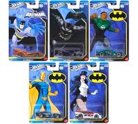 Hot Wheels DC Batman Silver Series Die-Cast Cars Collection, set da 5 pezzi, Batmobile, Driftsta, Fast Felion, Flight '03, Ages 3+ HDG89-956N Mix 1 2025