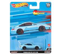 Hot Wheels Deutschland Design Porsche 911 GT3 RS (997) Blue HCJ94 Real Riders