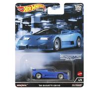 Hot Wheels Die Cast Modello 1994 BUGATTI EB110 Car Culture Scala 1:64 7cm Premium Real Riders