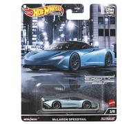Hot Wheels Die Cast Modello McLAREN SPEEDTAIL Car Culture Scala 1:64 7cm Premium Real Riders