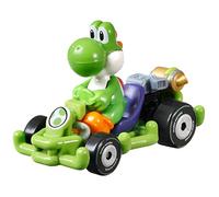 Hot Wheels DieCast - GRN19 - Modellino KART 5cm YOSHI Dinosauro Pipe Frame Kart da SUPER MARIO KART - Multicolore - 1/64 6cm