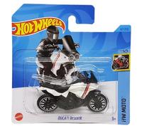 Hot Wheels Ducati DesertX HKG32 HW Moto 1/5 Short Card Moto Bianco Ducati Licenza Mattel 2023 1:64