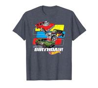 Hot Wheels - È Il Mio Compleanno! Maglietta, Uomo, Pervinca, 6XL