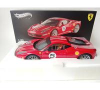 Hot Wheels Elite Ferrari 458 Italia Challenge #5 2010 1/18 X5486