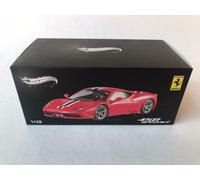 Hot Wheels Elite Ferrari 458 speciale rossa red 1/43 BLY45