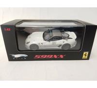 Hot Wheels Elite Ferrari 599XX #2 white 2009 1/43 T6265