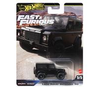 Hot Wheels Fast and Fun Auto Land Rover Defender 90 Die Cast Model 1:64 Scala - Lunghezza 7 cm - Hyp74