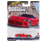 Hot Wheels FAST AND FURIOUS Auto 2003 DODGE VIPER SRT 10 Modellino Die Cast Scala 1:64 - lunghezza 7cm - JBL85