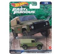 Hot Wheels FAST AND FURIOUS Auto LAND ROVER DEFENDER 110 Modellino Die Cast Scala 1:64 - lunghezza 7cm