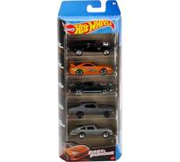 Hot Wheels FAST AND FURIOUS Box 5 Modellini Auto Dodge Charger Toyota Supra Mustang Aston Martin - Scala 1:64 - HND08