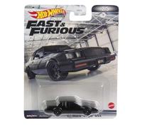 Hot Wheels FAST AND FURIOUS Die Cast Modellino Auto '87 BUICK REGAL GNX 1987 - scala 1/64 lunghezza 7cm HCP16