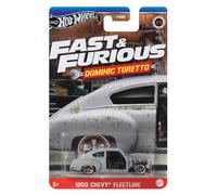 Hot Wheels FAST AND FURIOUS Dominic Toretto Auto 1950 CHEVY FLEETLINE Modellino Die Cast Scala 1:64 - lunghezza 7cm - HRW49