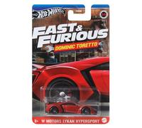 Hot Wheels FAST AND FURIOUS DOMINIC TORETTO Die Cast Modellino Auto W MOTORS LYKAN HYPERSPORT Scala 1:64 - lunghezza 7cm - HRW48