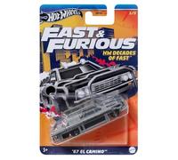 Hot Wheels Fast And Furious Modello Auto Chevy El Camino Decades - Die Cast Scala 1:64 7cm - HRW41