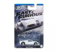 Hot Wheels FAST AND FURIOUS Racing Course Auto BUGATTI VEYRON - Modellino Die Cast Scala 1:64 - lunghezza 7cm - JBY41