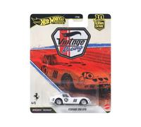 Hot Wheels Ferrari 250 GTO Veicolo della cultura automobilistica, modellino die-cast in scala 1:64 di alta qualità con pneumatici Real Riders e carrozzeria e telaio in metallo/metallo, JKF25