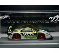 Hot Wheels Ferrari F40 Verde Oliva Spectraflame Custom Con Astuccio 1:64