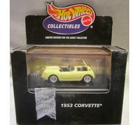 Hot Wheels Figurine 1953 CORVETTE - Giallo Edizione Limitata IN Display Custodia