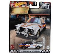 Hot Wheels Ford Escort RS 1800 MK2, Boulevard, bianco del '78