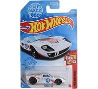 Hot Wheels Ford GT 40, [bianco] 78/250 Then and Now 1/10
