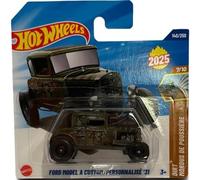 Hot Wheels Ford Model A Custom '31 HYX92 Dirt Serie 7/10 Camouflage Vernice Ford Licenza Mattel 2025 1:64