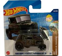 Hot Wheels Ford Model A Custom '31 HYX92 Dirt Serie 7/10 Camouflage Vernice Ford Licenza Mattel 2025 1:64