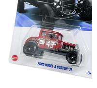 Hot Wheels Ford Model A Custom '31 [rosso], HW Dirt 7/10, 140/250, scala 1:64