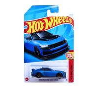 Hot Wheels - Ford Mustang Dark Horse - Then and Now 10/10 - HRY93 - Short Card - Auto sportiva - blu opaco - Mattel 2024 - 1:64