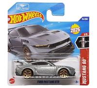 Hot Wheels - Ford Mustang GTD - Mustang 60th 1/5 - HYW19 - Short Card - Argento metallizzato - 60 anni - Mattel 2025-1:64
