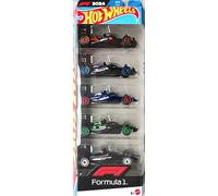 Hot Wheels - Formula 1 Race Team 5-Pack - Set Regalo - FIA FORMULA ONE - JBJ78