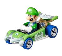 Hot Wheels - Giochi, Colore Modellino DieCast LUIGI CIRCUIT SPECIAL da Super Mario Kart - Scala 1:64 Lunghezza 5cm
