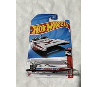 Hot Wheels H2GO - Barca rossa e bianca, scala 1:64, 3,8 x 11,4 x 16,5 cm, 3+ anni, unisex per adulti