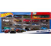 Entra in azione con questa mitica confezione Hot Wheels da 20 veicoli!, H7045