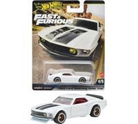 Hot Wheels FAST AND FURIOUS Auto FORD MUSTANG BOSS 302 1969 - Modellino Die Cast Scala 1:64 - lunghezza 7cm - HYP71