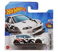 Hot Wheels - Honda Civic Custom - HW Drag Strip 7/10 - HKH33 - Short Card - Bianco - Mattel 2023